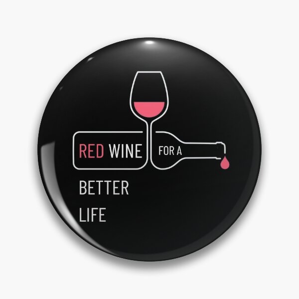Item preview, Red wine for a better life designed and sold by ToastyCork.