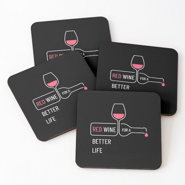 Item preview, Red wine for a better life designed and sold by ToastyCork.
