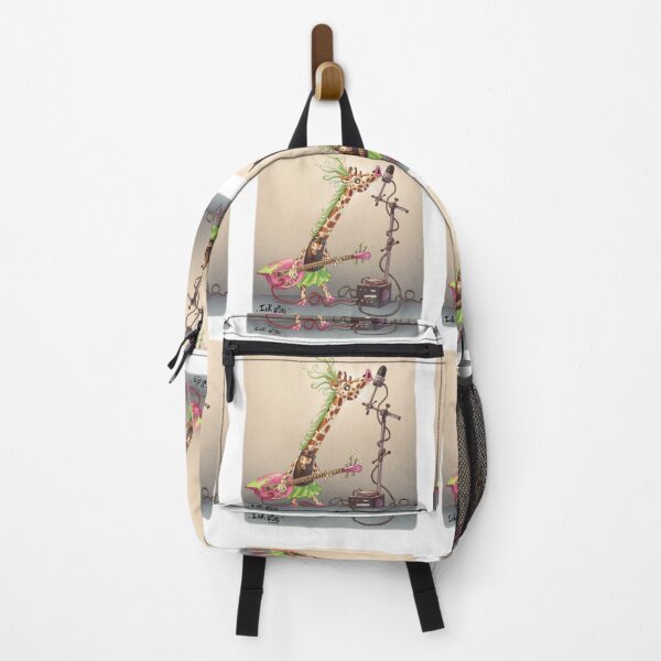 Item preview, Cute Giraffe Playing Music Animal Illustration  designed and sold by William Palacio.