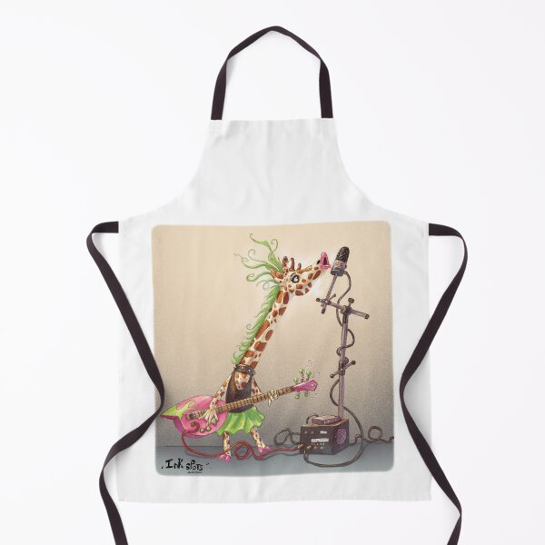 Item preview, Cute Giraffe Playing Music Animal Illustration  designed and sold by William Palacio.