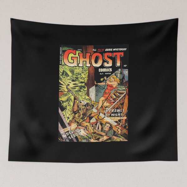 Item preview, Halloween Horror Vintage Ghost MonsterComic Book Retro T-Shirt designed and sold by Vireander31.