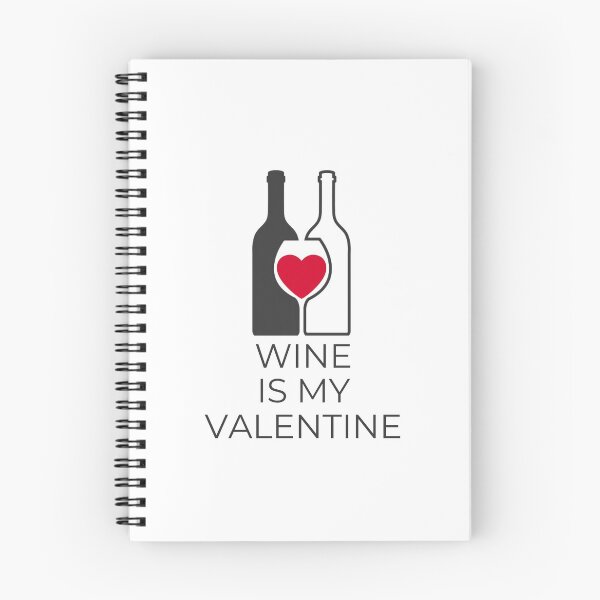 Item preview, Wine is my valentine designed and sold by ToastyCork.