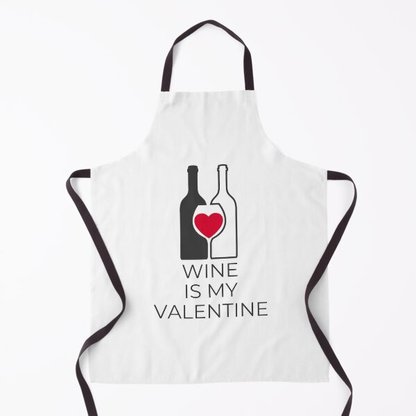 Item preview, Wine is my valentine designed and sold by ToastyCork.