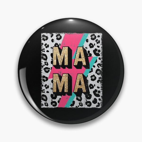 Item preview, MAMA Lightning Bolt Leopard Distressed Premium T-Shirt designed and sold by Vireander31.