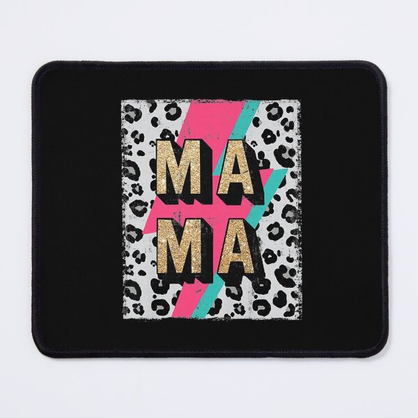 Item preview, MAMA Lightning Bolt Leopard Distressed Premium T-Shirt designed and sold by Vireander31.