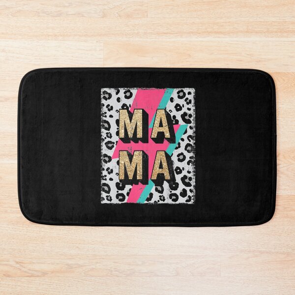 Item preview, MAMA Lightning Bolt Leopard Distressed Premium T-Shirt designed and sold by Vireander31.