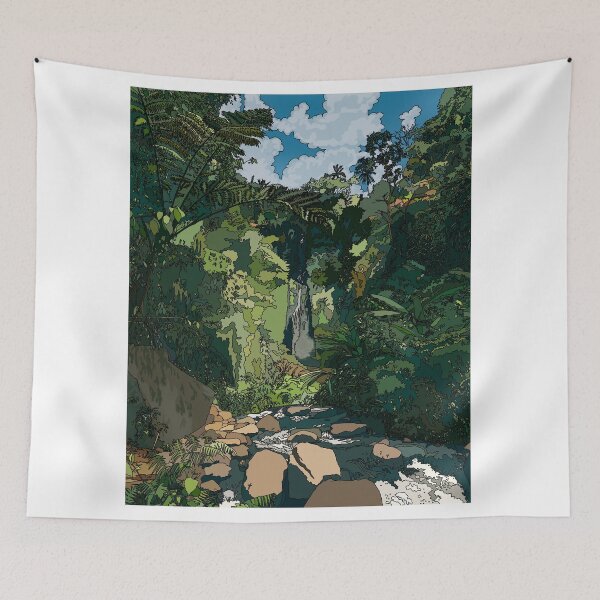 Item preview, Waterfall in the Jungle designed and sold by prettythangz.