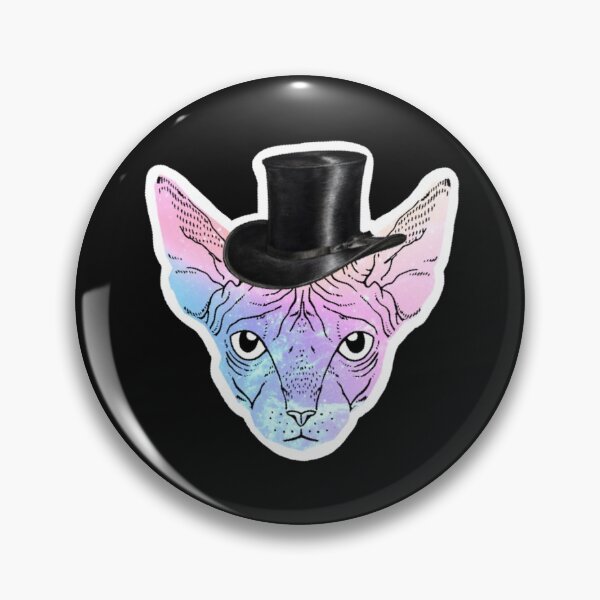 Item preview, T-Shirt design Cat Lover. Sphynx wearing Hat. designed and sold by LinearClothing.