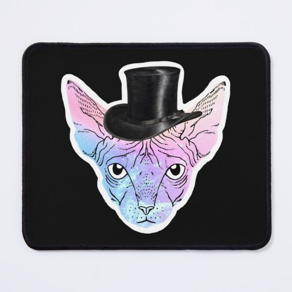 Item preview, T-Shirt design Cat Lover. Sphynx wearing Hat. designed and sold by LinearClothing.