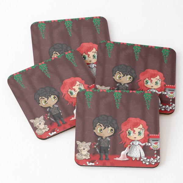 Item preview, Christmas letters from blood and ash designed and sold by meraziki.