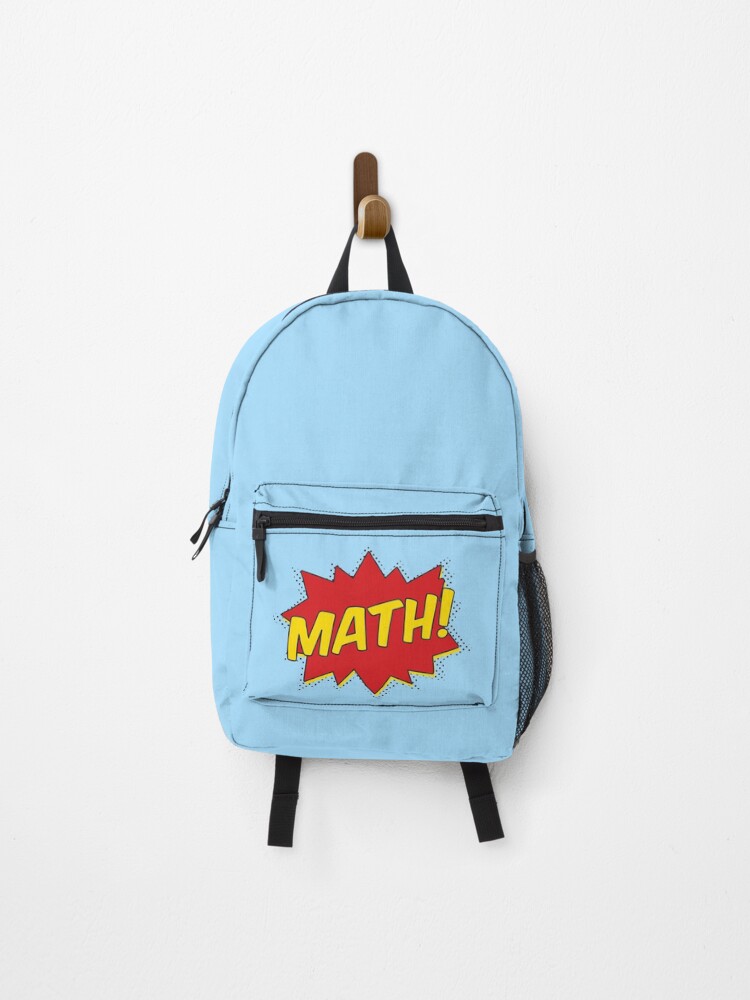 Thumbnail 1 of 3, Backpack, Math! designed and sold by teesaurus.