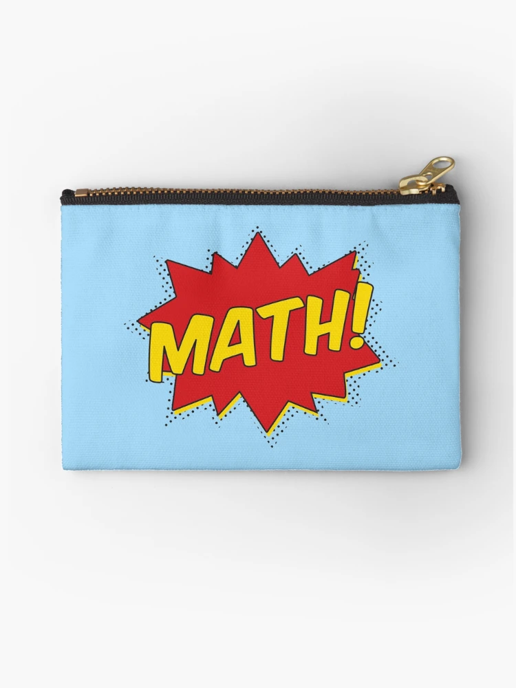 Thumbnail 1 of 4, Zipper Pouch, Math! designed and sold by teesaurus.