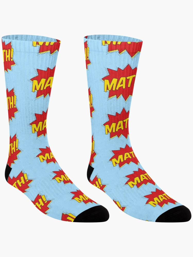 Thumbnail 3 of 5, Socks, Math! designed and sold by teesaurus.