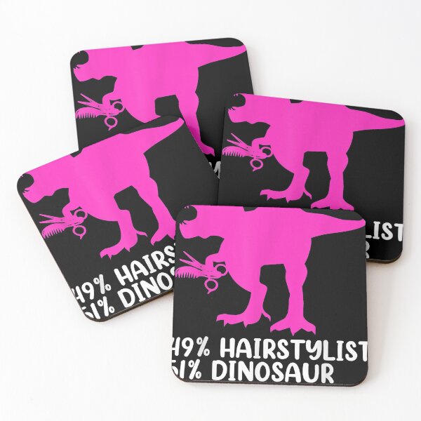 Item preview, Funny Hairstylist Dinosaur Hairdresser Cosmetology Shirt designed and sold by nelsocamac.
