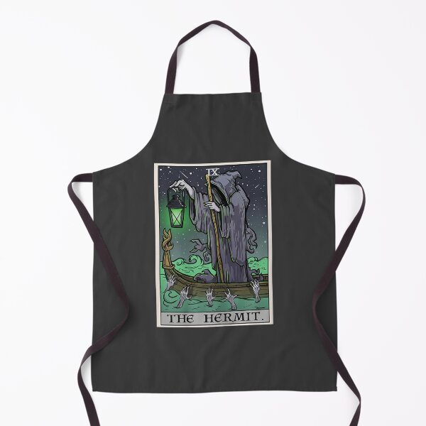 Item preview, The Hermit Tarot Card Gothic Halloween Grim Reaper Goth T-Shirt designed and sold by Vireander31.