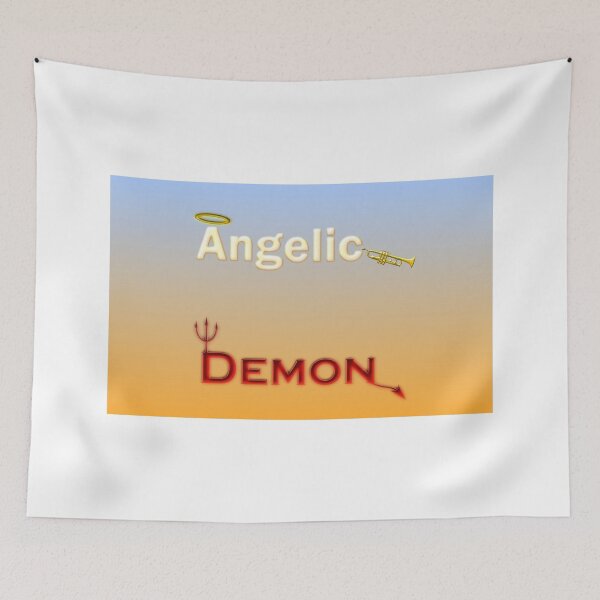 Item preview, Angelic Demon - A humorous oxymoron designed and sold by Fractal Journeys, etc. .