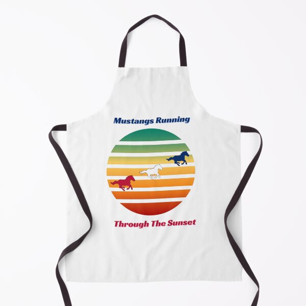 Item preview, Mustangs Running Through The Sunset designed and sold by teewearstyle.