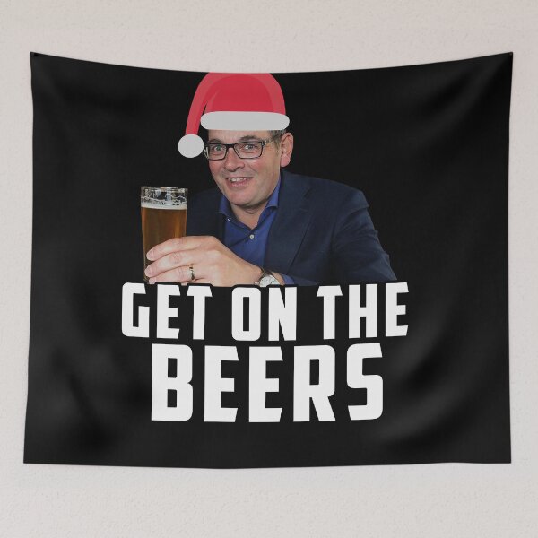 Item preview, Get On The Beers Funny Dan Andrews Christmas meme designed and sold by POPCulturejb.