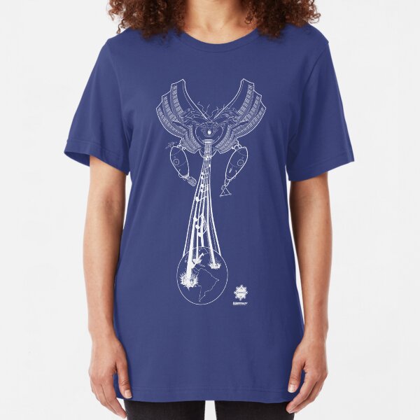 Machinichromatic - Healing the world one note at a time - White Slim Fit T-Shirt