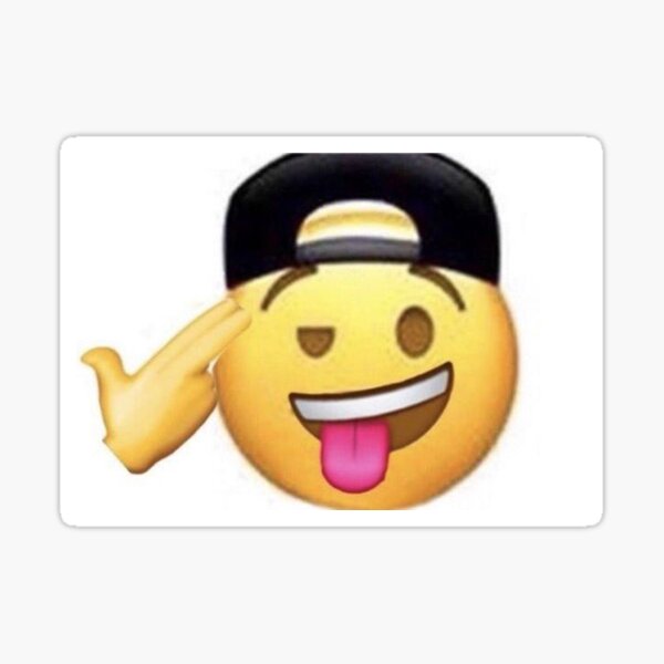 "Ahahah Fboy Emoji" Sticker for Sale by potatofritter Redbubble