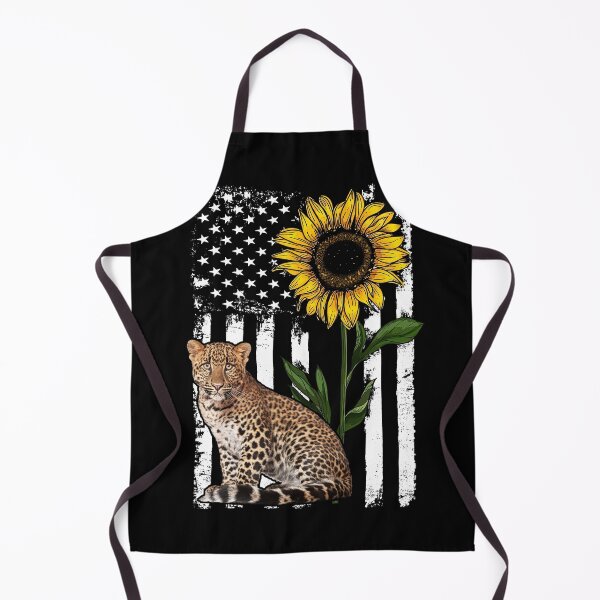 Item preview, Leopard American Flag Sunflower designed and sold by LarinaBeauty.