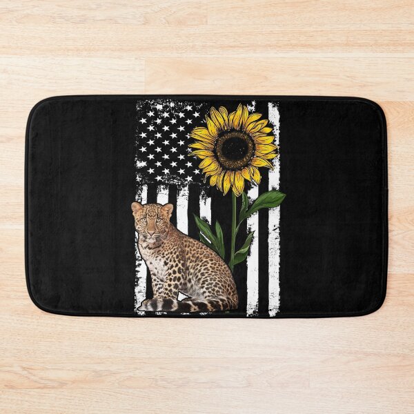 Item preview, Leopard  American Flag Sunflower designed and sold by LarinaBeauty.