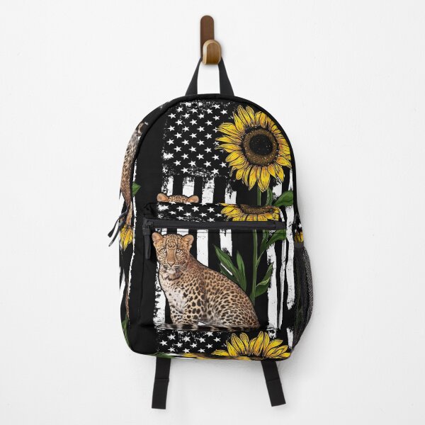Item preview, Leopard American Flag Sunflower designed and sold by LarinaBeauty.