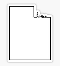 Utah Home Outline Sticker