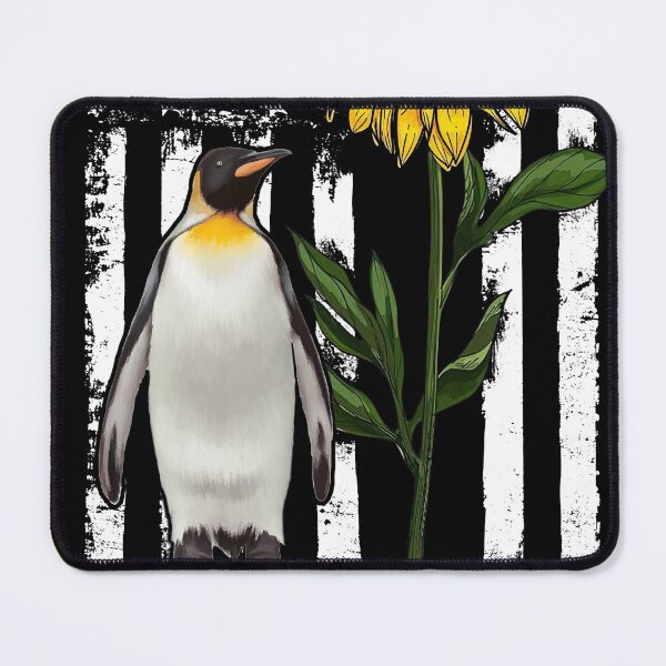 Item preview, Penguin American Flag Sunflower designed and sold by LarinaBeauty.