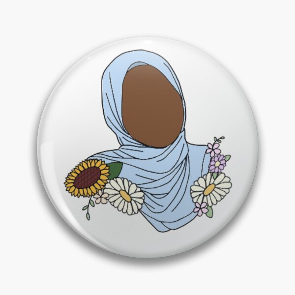 Item preview, Floral Hijabi designed and sold by The Hijabi Artist.