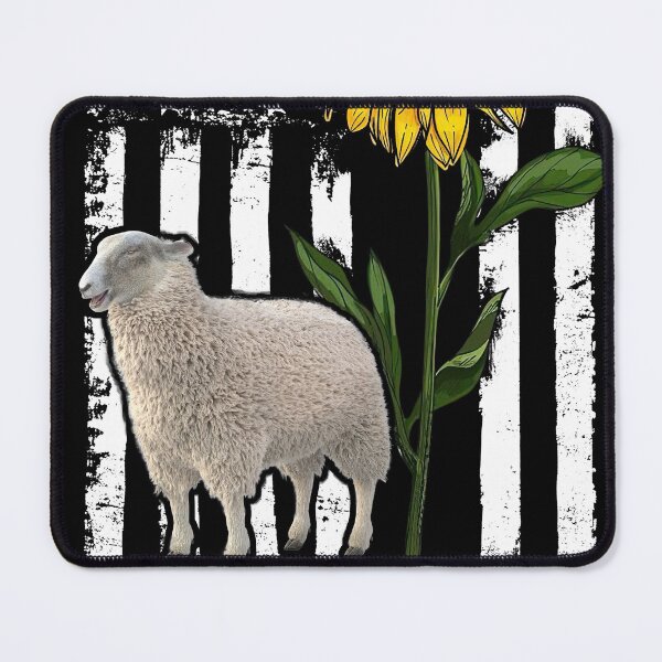Item preview, Sheep American Flag Sunflower designed and sold by LarinaBeauty.