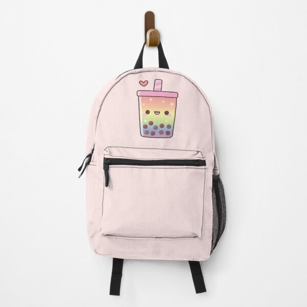 Item preview, Cute Rainbow Boba Tea Love Doodle designed and sold by rustydoodle.