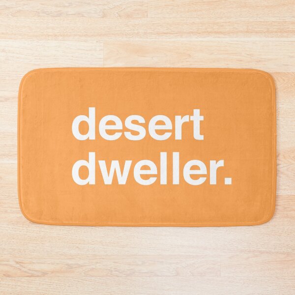Item preview, Desert Dweller Collection White on Orange designed and sold by qdesigns-az.