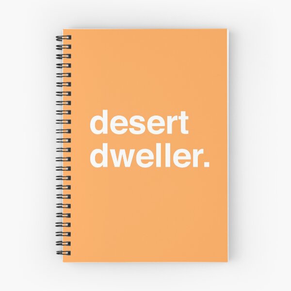 Item preview, Desert Dweller Collection White on Orange designed and sold by qdesigns-az.
