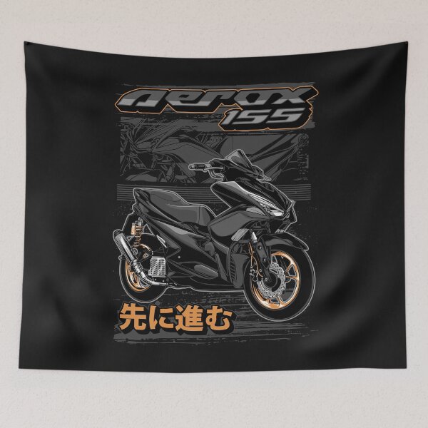 Item preview, Aerox 155 modified black motorcycle designed and sold by viralstudio.