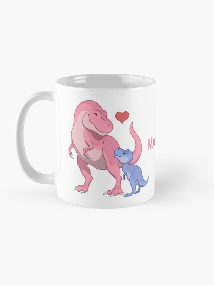 MamaSaurus Mother & Baby Boy T-Rex Dinosaurs Coffee Mug for Sale by  csforest