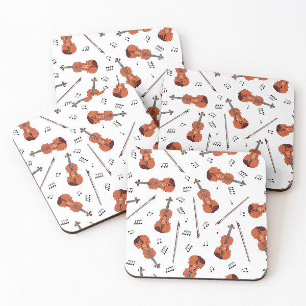 Item preview, Violin Music Notes On White  designed and sold by VannaShanha.