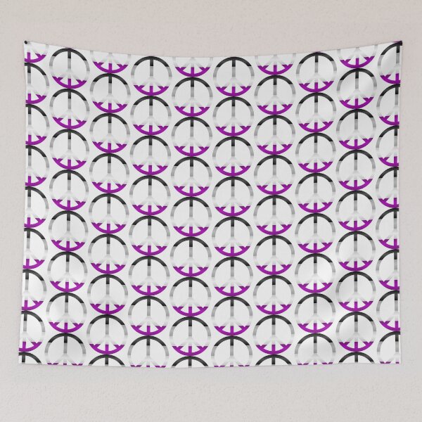 Item preview, Peace and Asexual Pride #1 designed and sold by NovotnyDesigns.