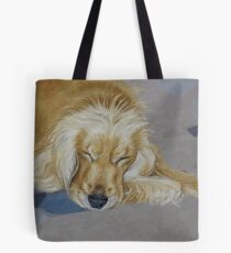 Sleeping Pet Tote Bag