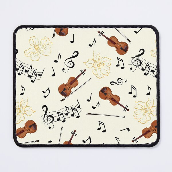 Item preview, Violin Music Notes Floral designed and sold by VannaShanha.