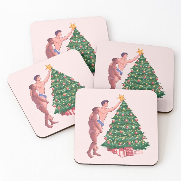 Item preview, Gay Christmas Hunks designed and sold by JaxintoArt.