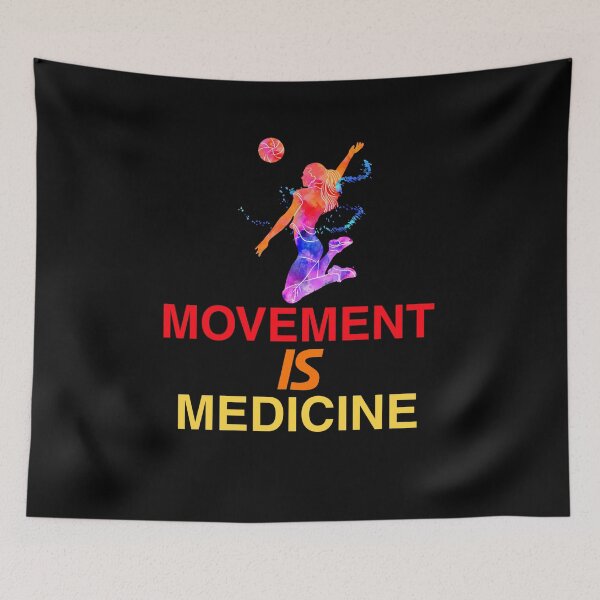 Item preview, movement is medicine, exercise, volleyball, ball game designed and sold by doctors-apparel.