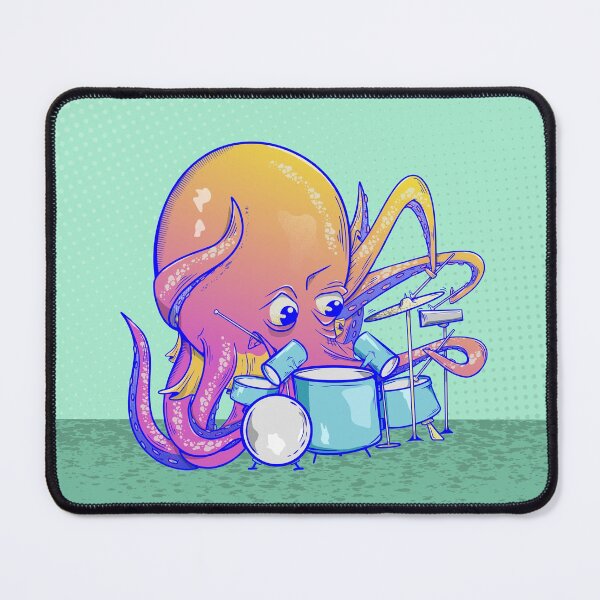Item preview, Octopus playing the drums designed and sold by piedaydesigns.