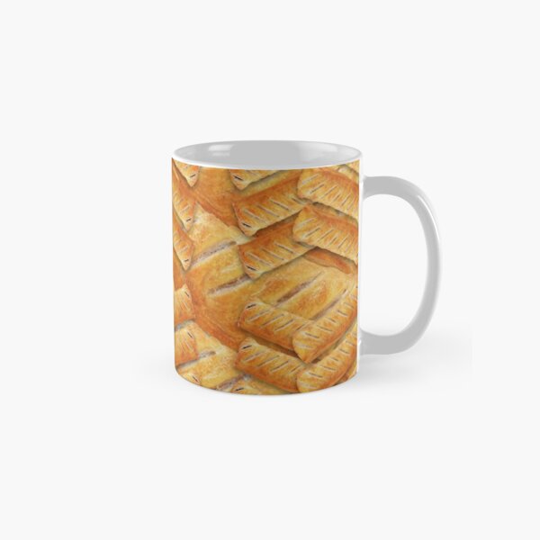 Artikel-Vorschau von Bestseller - Greggs Sausage Rolls Style Essential T-Shirt | Klassische T-Shirts, designt und verkauft von DR Creatives.