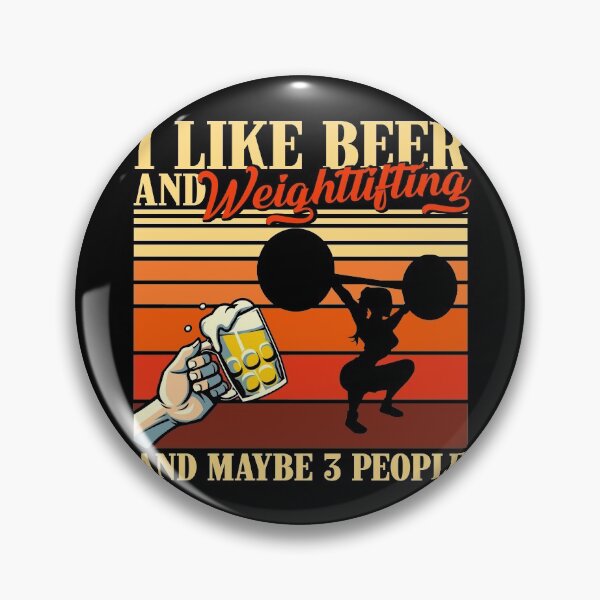 Item preview, I Like Beer And Weightlifting And Maybe 3 People designed and sold by VannaShanha.