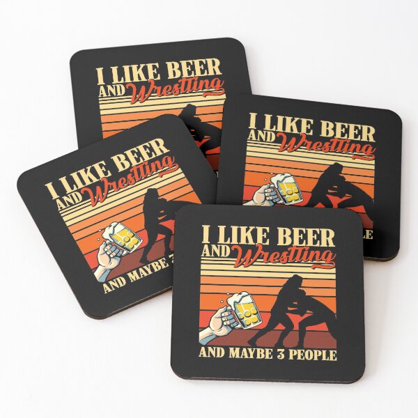Item preview, I Like Beer And Wrestling And Maybe 3 People designed and sold by VannaShanha.
