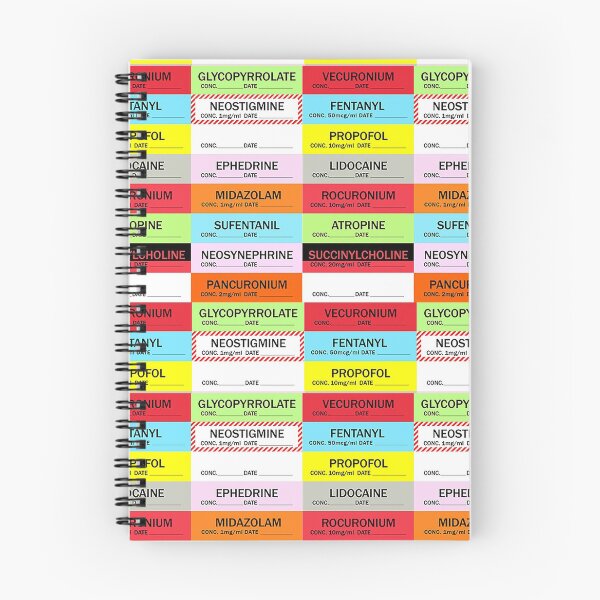 Item preview, Anesthesia Medication Labels designed and sold by AnesthesiaGoods.