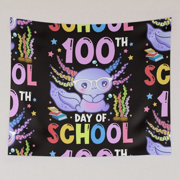 Item preview, 100 días de escuela Axolotl Lover Girls Niños Hombres Mujeres designed and sold by DesignByMai.
