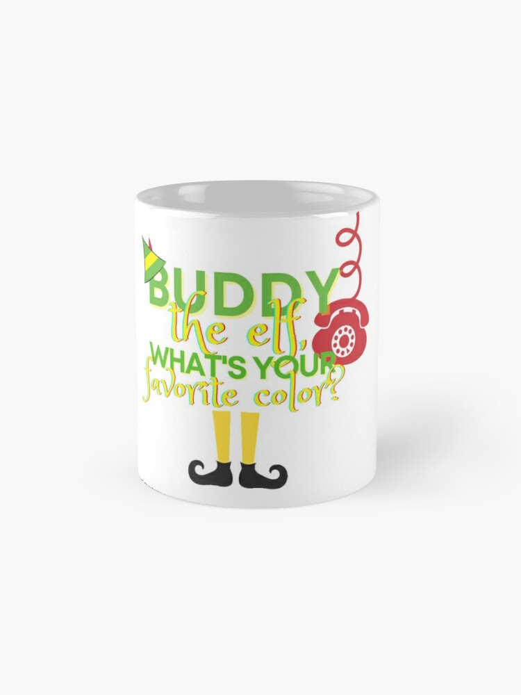 Buddy the Elf, Whats Your Color? 11oz Mug – SUGAR LANE PRINTS