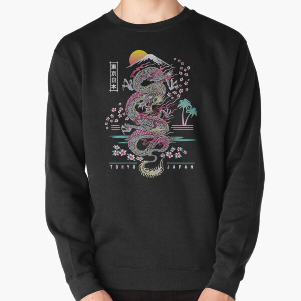 Item preview, Japanese Tokyo Dragon Asian inspired Neon retro 80’s style T-Shirt designed and sold by Josphan469.